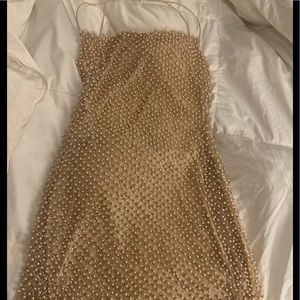 Windsor gold dress for special occasion. Never worn, still with the tags.